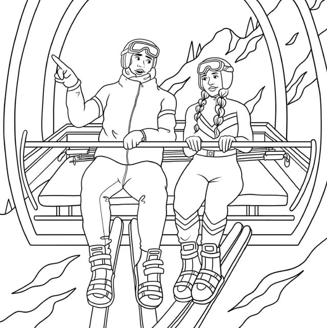 The Sports Romance Colouring Book - 5