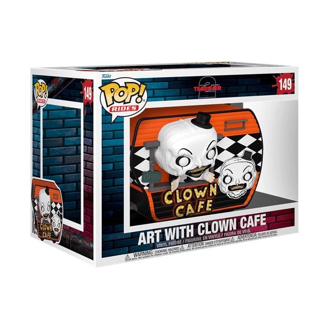 Art With Clown Cafe 149 Terrifier Funko Pop Vinyl Ride Deluxe - 2