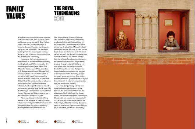 Colours Of Wes Anderson: The Films In Palettes Hardback - 4