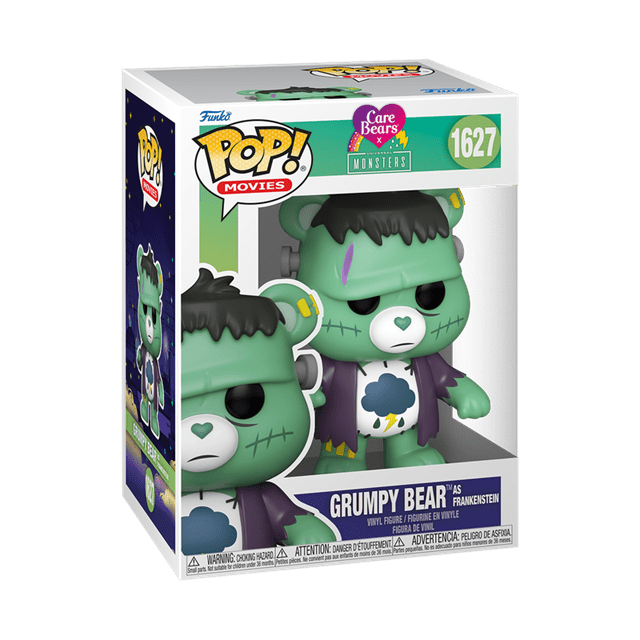 Grumpy Bear As Frankenstein 1627 Care Bears X Universal Monsters Funko Pop Vinyl - 2