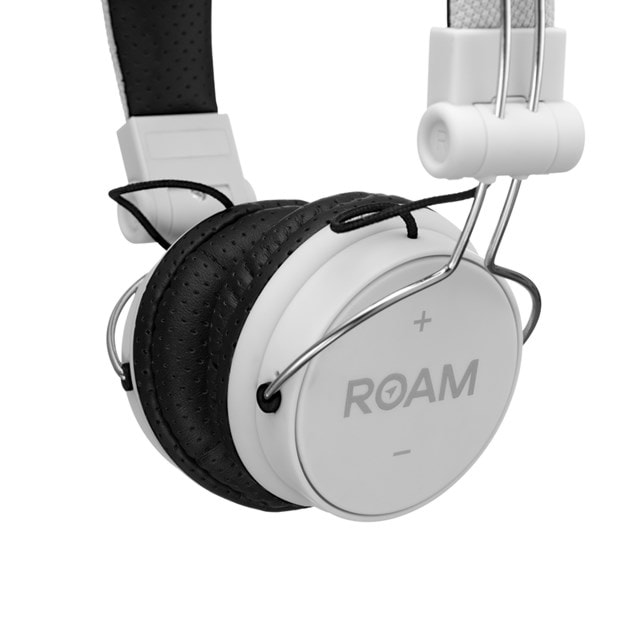 Roam Journey White Bluetooth Headphones - 2