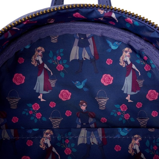 Princess Aurora & Prince Phillip Loungefly Mini Backpack - 4
