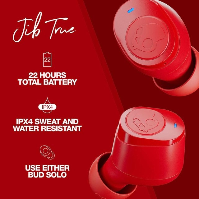 Skullcandy Jib Golden Red True Wireless Bluetooth Earphones - 5