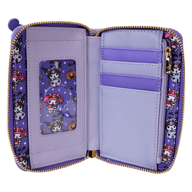 Sanrio Kuromi Pumpkin Loungefly Zip Around Wallet - 4