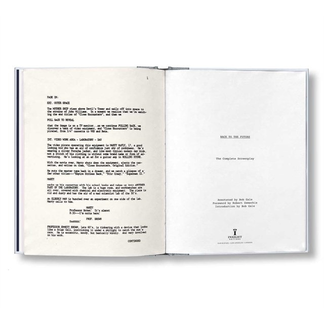 Back to the Future: The Complete Screenplay Hardback By Bob Gale & Robert Zemeckis - 2