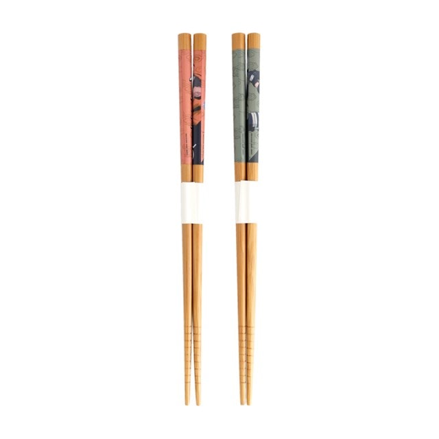Naruto: Set Of 2 Bamboo Chopsticks - 2