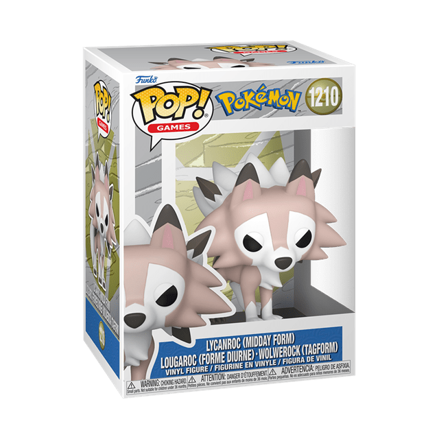 Lycanroc Midday Form 1210 Pokemon Funko Pop Vinyl - 2