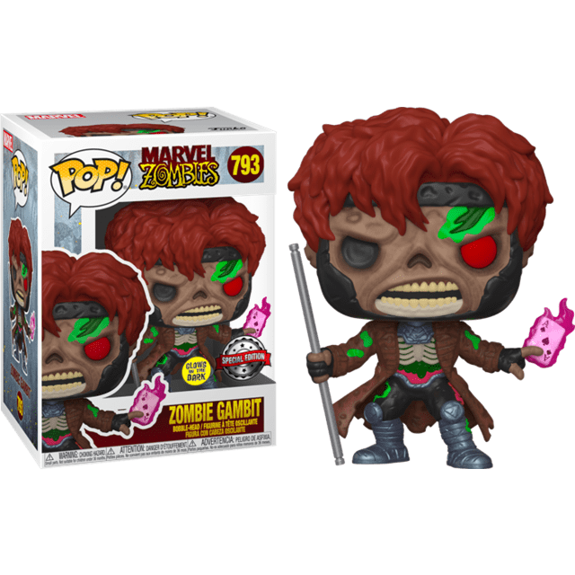 Zombie Gambit 793 Marvel Zombies Glow In The Dark Funko Pop Vinyl - 1