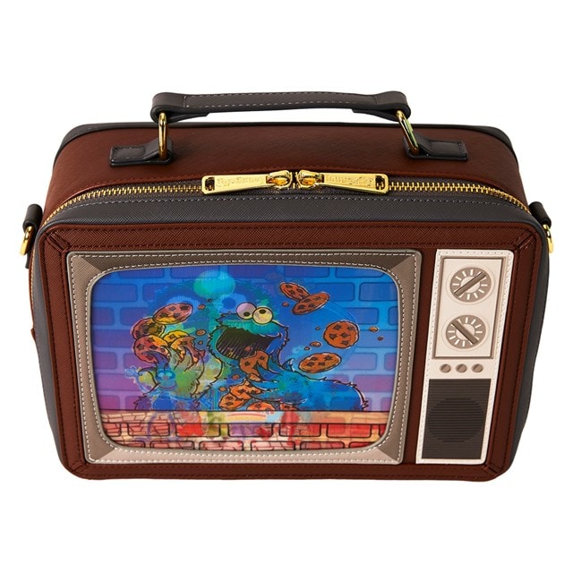 Lenticular Retro TV Sesame Street Loungefly Crossbody Bag - 2