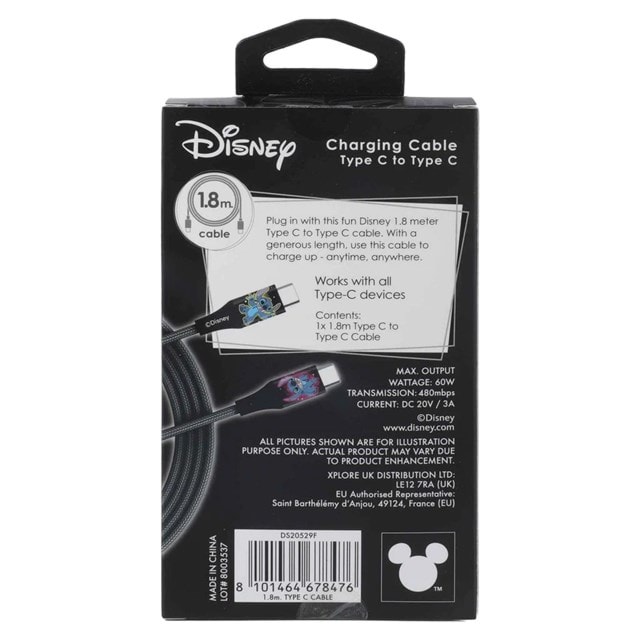 Lilo & Stitch Stitch Galactic USB-C Cable 2M - 4