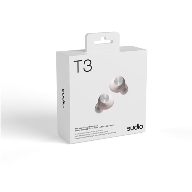 Sudio T3 Pink True Wireless Bluetooth Earphones - 4