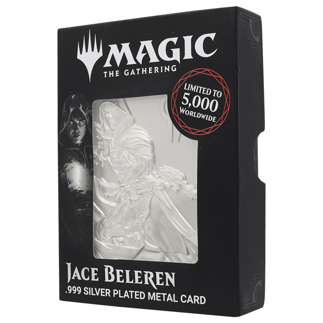 Magic the Gathering Limited Edition .999 Silver Plated Jace Beleren Metal Collectible - 3