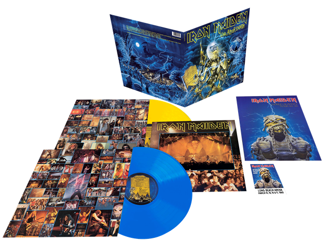 Live After Death - 40th Anniversary Limited Collectors Edition Blue & Yellow 2LP - 2