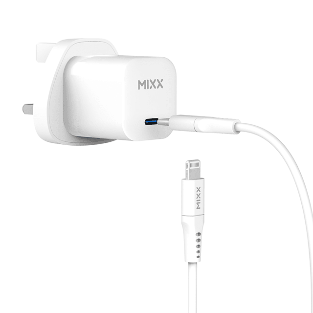 Mixx Charge USB-C 25W PD Wall Plug With Lightning Cable - 2