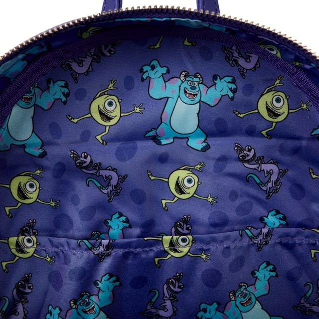 Mike Sulley And Randall Monsters Inc Loungefly Triple Pocket Mini Backpack - 5