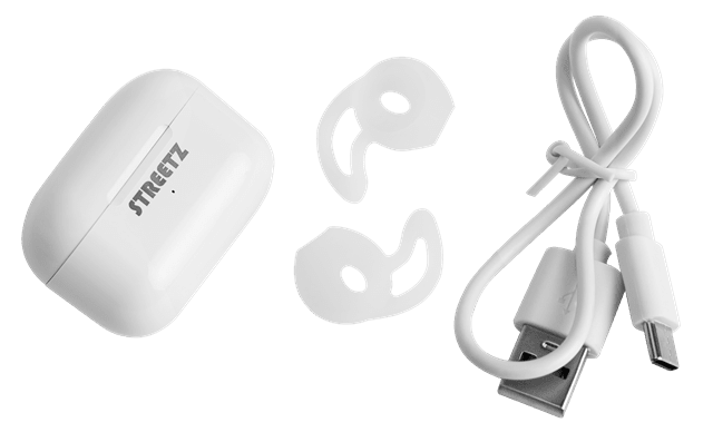 Streetz TWS-114 Mini White True Wireless Bluetooth Earphones - 5