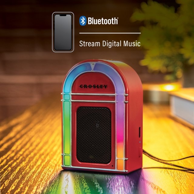 Crosley Mini Jukebox Red Bluetooth Speaker - 4