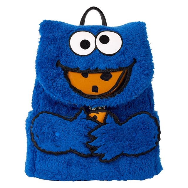 Cookie Monster Plush Sesame Street Loungefly Mini Backpack - 2