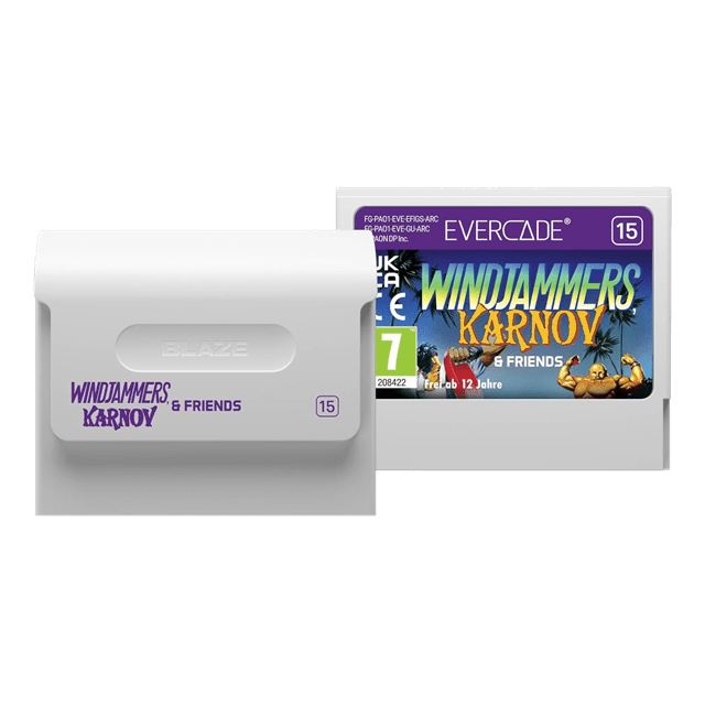 Windjammers, Karnov & Friends (Evercade) - 3