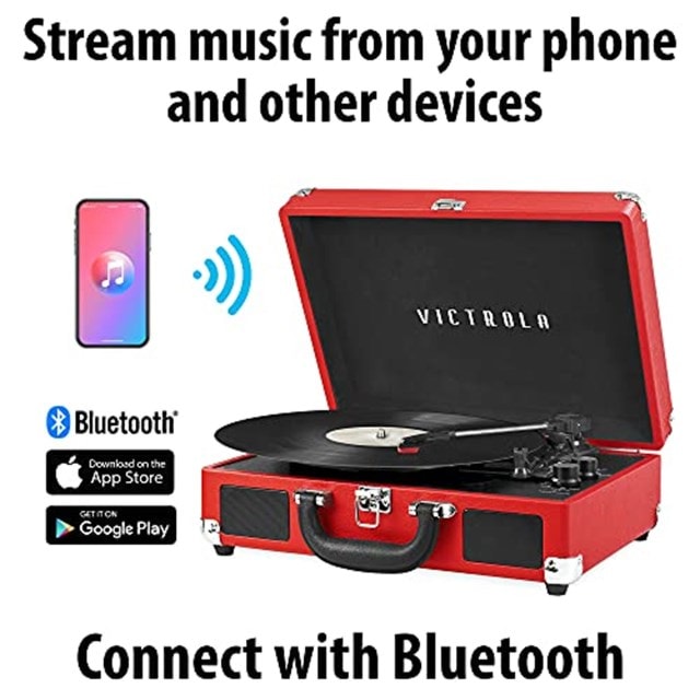 Victrola Journey Red Bluetooth Turntable - 2