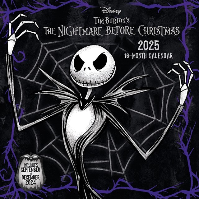 Nightmare Before Christmas hmv Exclusive 2025 Square Calendar - 1