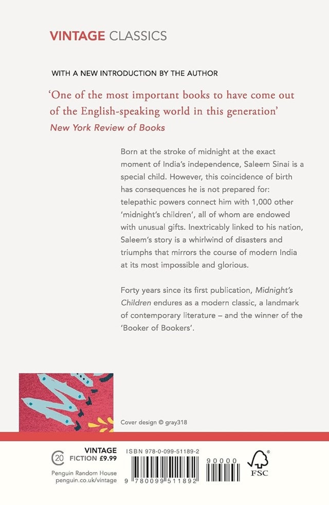 Midnight's Children Paperback By Salman Rushdie - 2