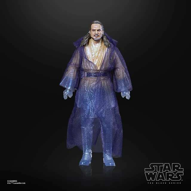 Qui-Gon Jinn Force Spirit Obi-Wan Kenobi Star Wars Black Series Action Figure - 6