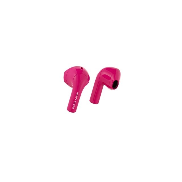 Happy Plugs Joy Cerise Pink True Wireless Bluetooth Earphones - 3