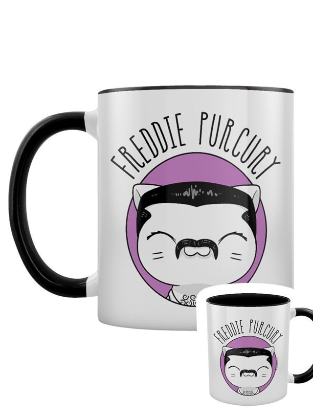 V.I. Pets Freddie Purcury Coloured Inner Mug - 1