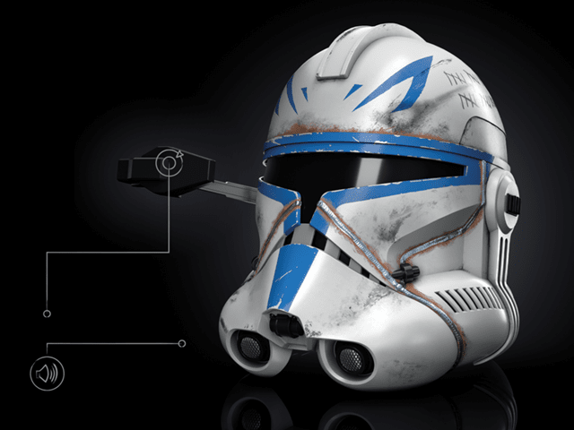 Star Wars The Black Series Clone Captain Rex Hasbro Electronic Helmet - 8