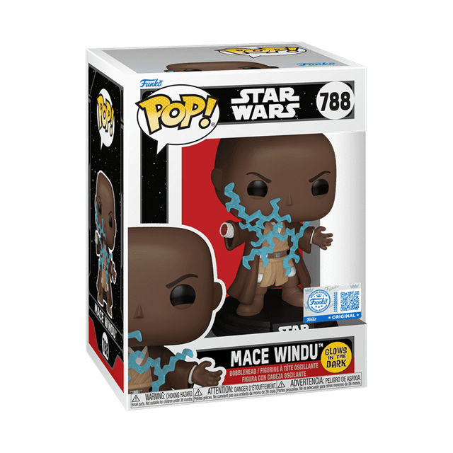 Mace Windu Glow In The Dark 788 Star Wars Revenge Of The Sith hmv