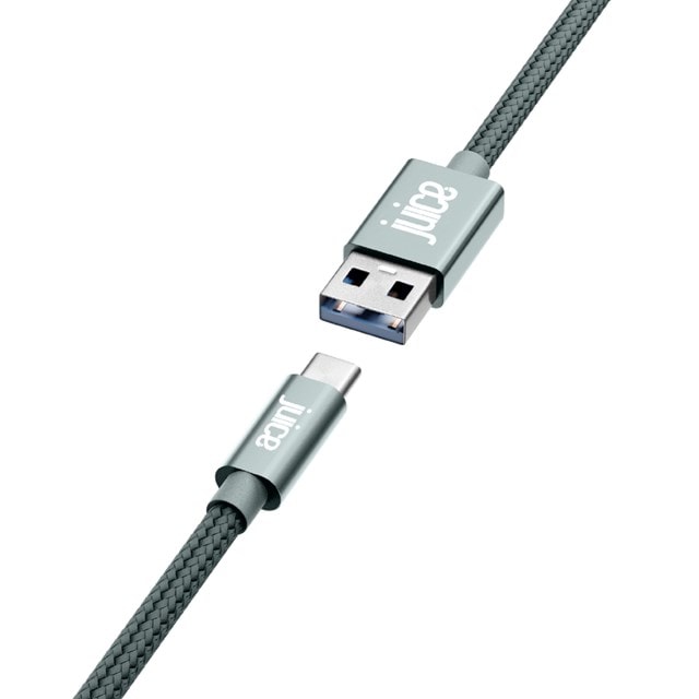 Juice Midnight Green Braided USB-C Cable 3m - 1