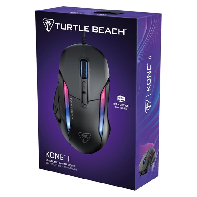 Turtle Beach Kone II Wired Ergonomic Gaming Mouse - Black - 8