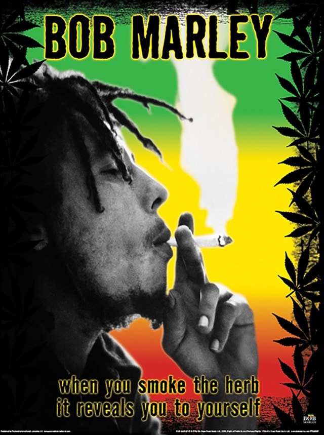 Herb Bob Marley Loose 30 x 40cm Print - 1