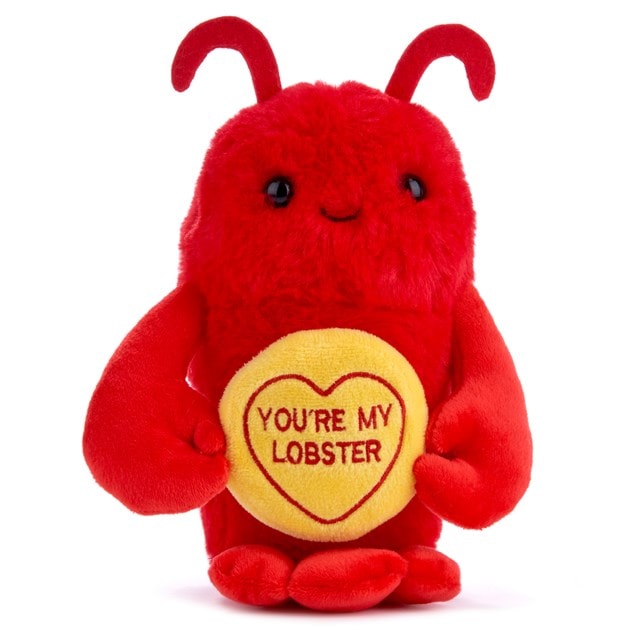 You're My Lobster 7'' Love Hearts Soft Toy Plush - 1