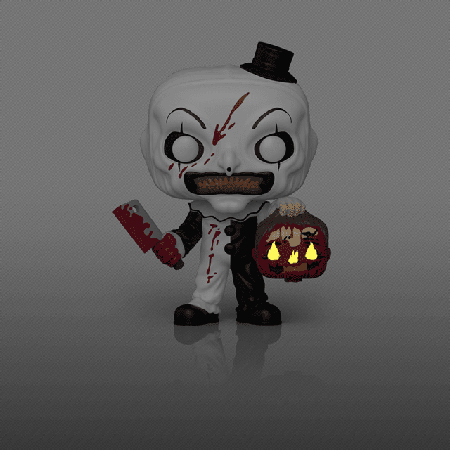 Glow In The Dark Art The Clown With Steve's Head 2169 Terrifier Funko Pop Vinyl - 2