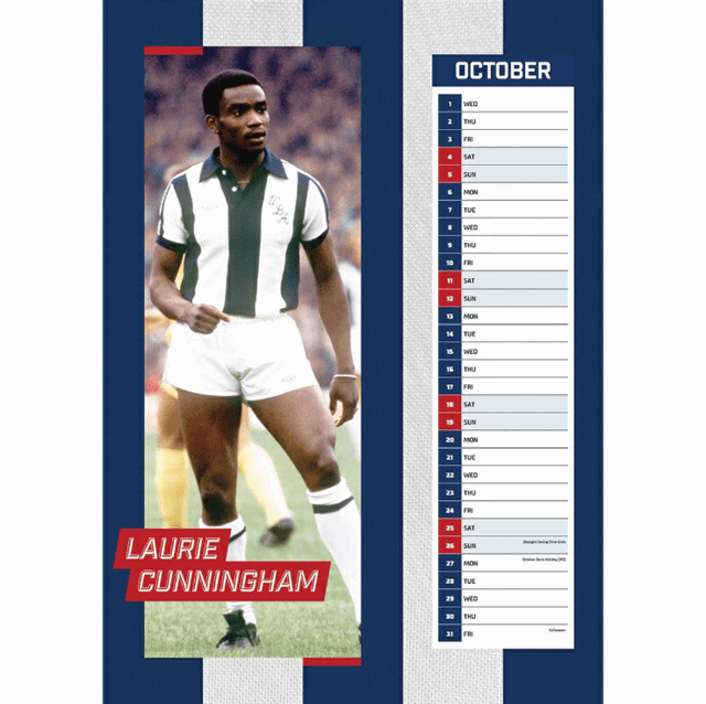 West Brom Legends 2025 A3 Calendar - 3