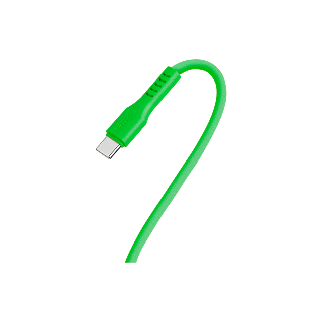 Ttec USB-C -USB-C Neon Green 60W Fast Charging/Data Cable - 4