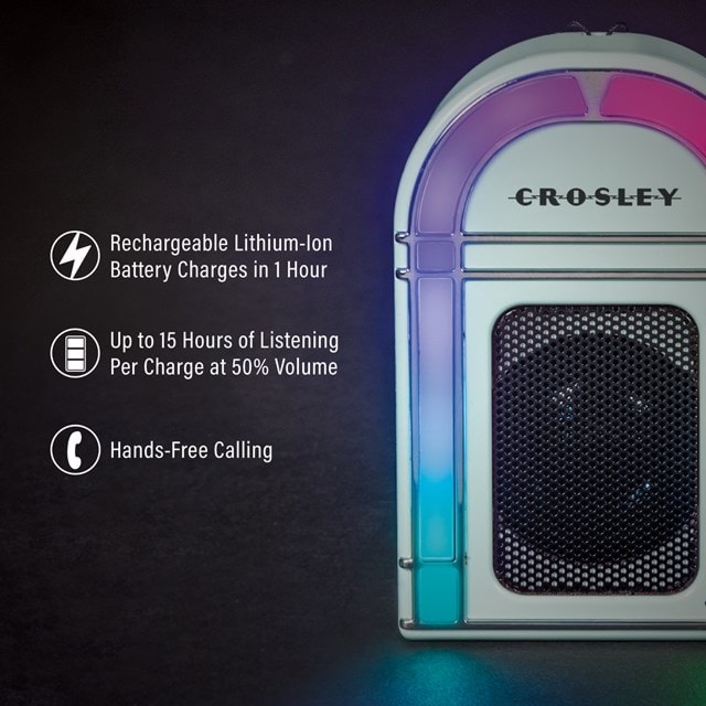 Crosley Mini Jukebox Aqua Blue Bluetooth Speaker - 2