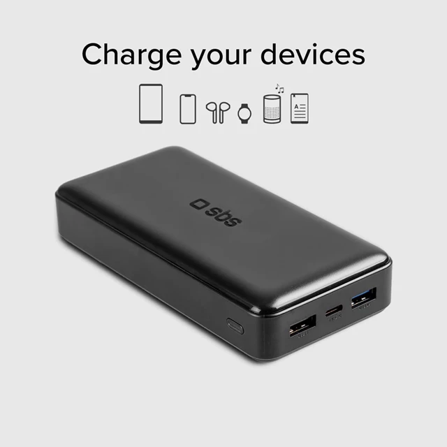 SBS Compact High Density 20,000mAh High-Density Power Bank - 2