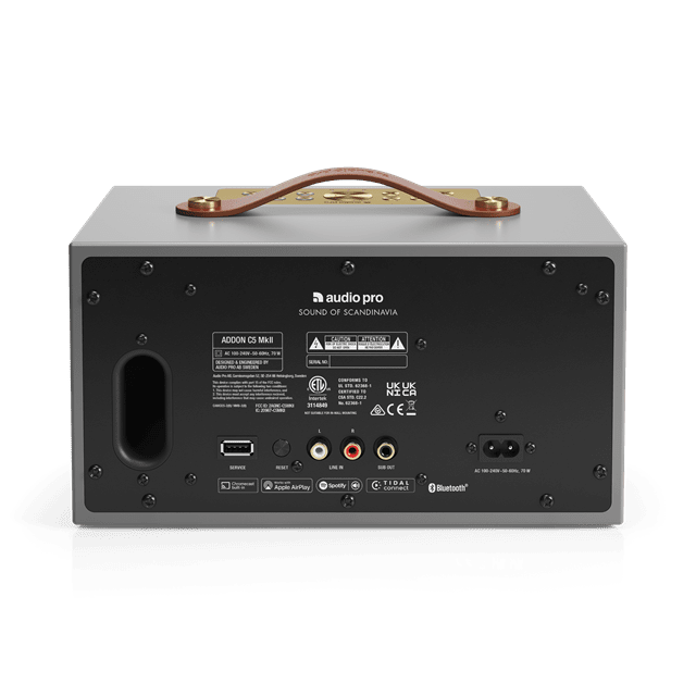 Audio Pro C5 MkII Grey Bluetooth Speaker - 3