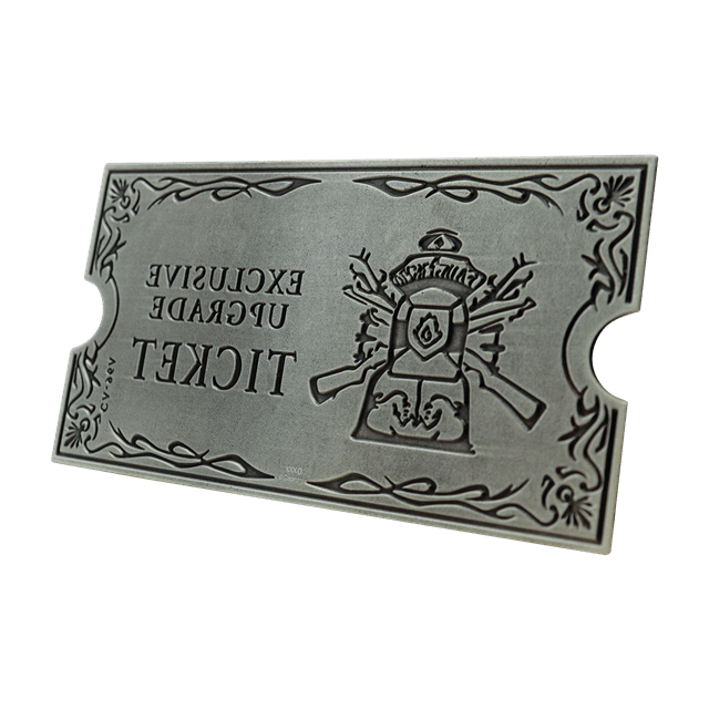 Resident Evil 4 Metal Exclusive Upgrade Ticket Replica - 5