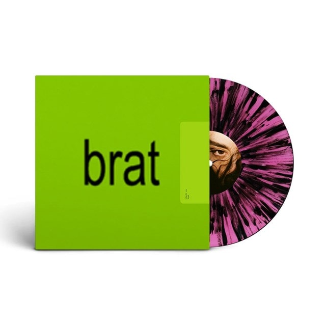 BRAT (hmv Exclusive) - Pink Black Splatter Vinyl - 1