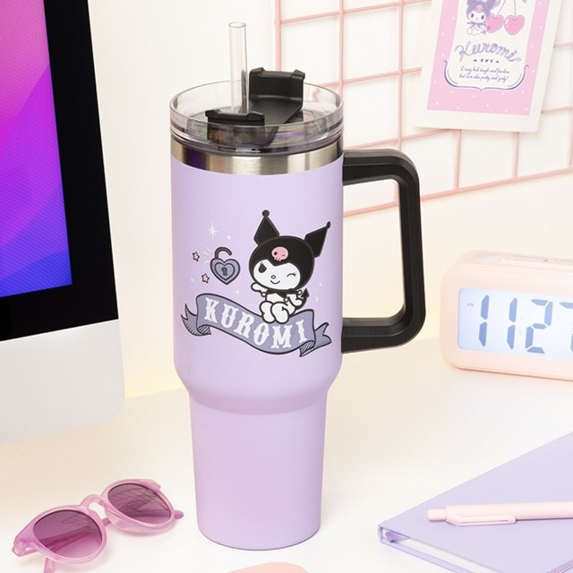 Kuromi Sanrio Metal Travel Mug - 5