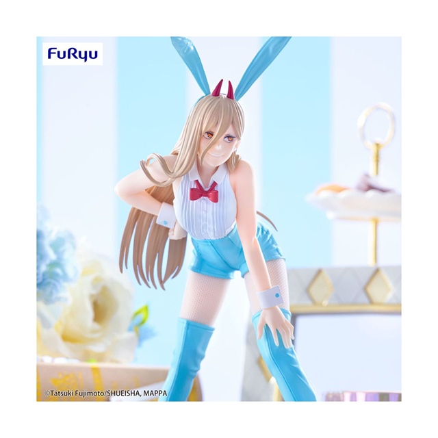 Power Light Blue Chainsaw Man BiCute Bunnies Furyu Figure - 3
