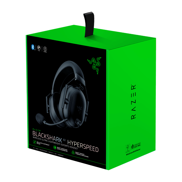 RAZER BlackShark V2 Hyperspeed Wireless Gaming Headset - Black - 12