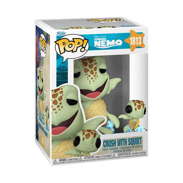 Crush With Squirt 1813 Finding Nemo Funko Pop Vinyl & Buddy - 2