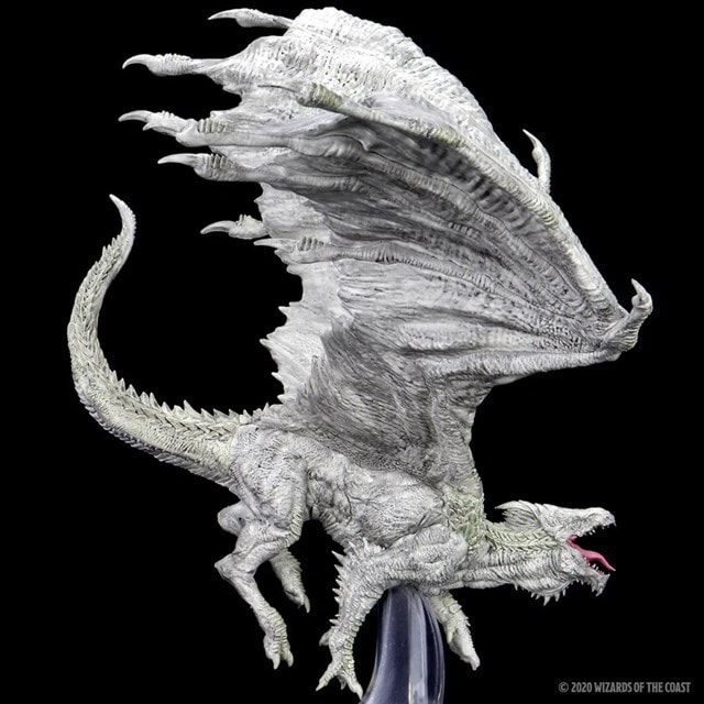 Adult White Dragon Dungeons & Dragons Icons Of The Realms Premium Figurine - 7