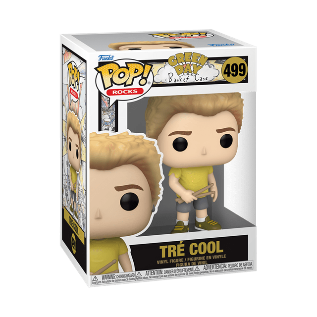 Tré Cool 499 Green Day Basket Case Funko Pop Vinyl | Pop Vinyl