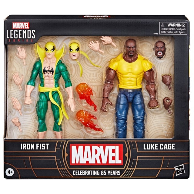 Iron Fist and Luke Cage Marvel Legends Series Hasbro Action Figure 2 Pack - 4